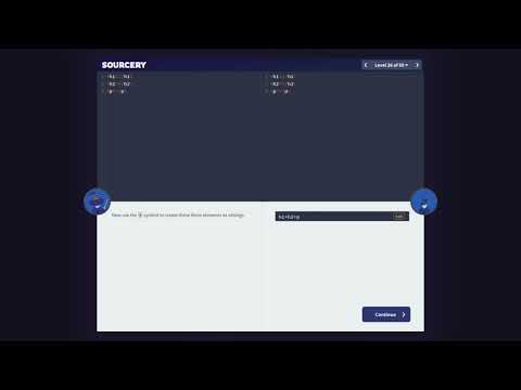 Sourcery: A magical game of coding HTML with Emmet | Trailer