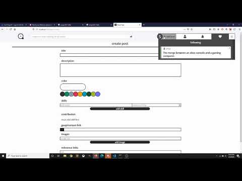 ProjectU  - updated user UI