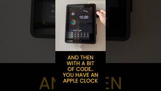 Introducing the Apple Clock (DIY) #shorts #apple #applewatch #appleclock #diytech