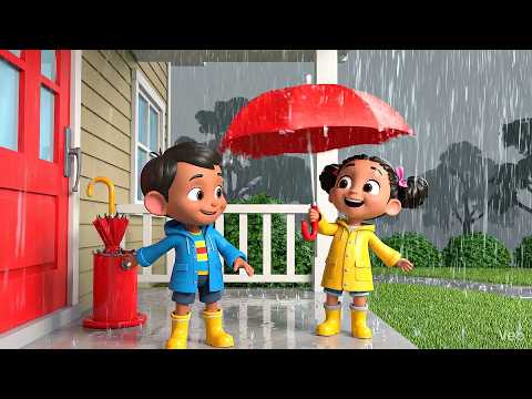 Rain Rain Go Away | Nursery Rhymes & Kids Songs | Fun Learning for Toddlers & Preschoolers