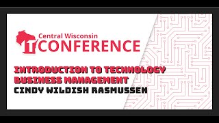 Introduction to Technology Business Management - Cindy Wildish Rasmussen