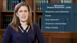 Benefits of Alternative Dispute Resolution