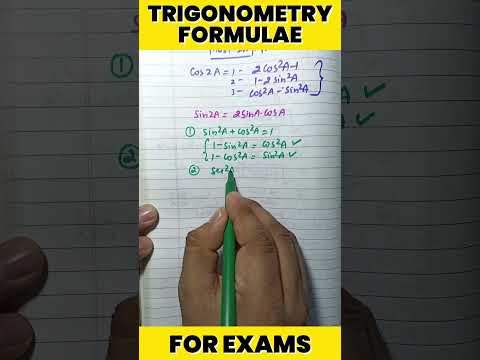 Important Trigonometry Formulae For Class 10 | Up Board Exam Preparation 2025