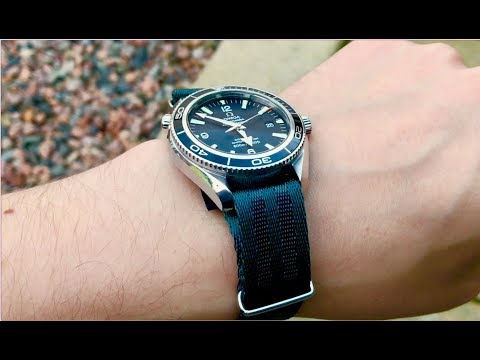 Seat Belt NATO Zuludiver® on OMEGA Seamaster Planet Ocean