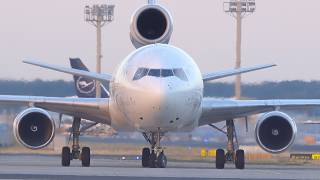 PURE MD-11 POWER!✈ What an Amazing Trijet Sound! MD-11F, Martinair, Lufthansa Cargo, UPS, FedEx