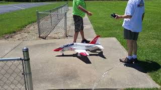 New RC Jet first flight.....didn't go
