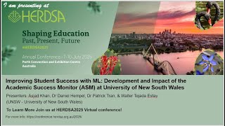 Improving Student Success with ML Development and Impact of the Academic Success Monitor ASM at UNSW