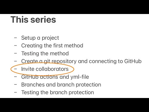5 invite a collaborator to the project