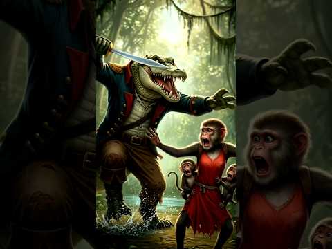 "Mother Monkey Killed by Crocodile 🐊🐒" #shorts #saanandverma #vaishalichaudharykhutail