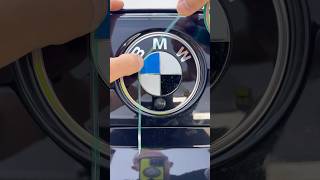 BMW logo, ￼ colour change ￼ bmw car #ppfprotection #viral #ppf #shortvideo #viralvideo