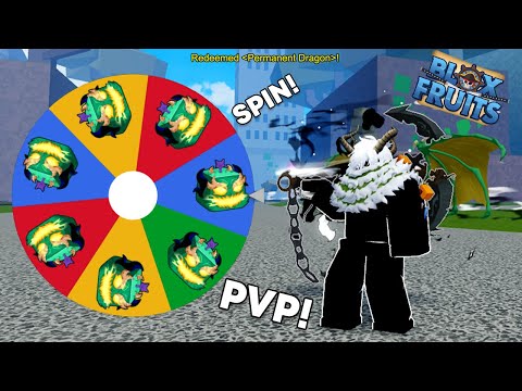 Spinning the Wheel for Random Builds in Blox Fruits PVP! | Roblox