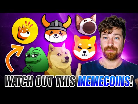 Crypto News Today : Best 8 Meme Coins Under $1 with Huge Potential!