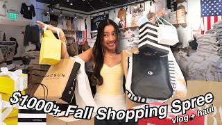 $1000 FALL SHOPPING VLOG + HAUL!