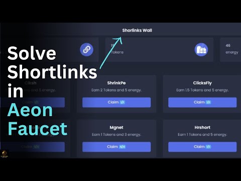 How to Solve Shortlink in Aeon Faucet | Shortlink Website Earn Money
