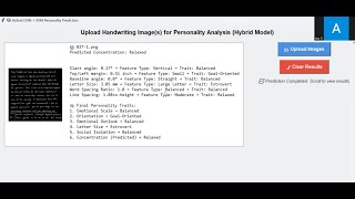 Graphology-Based Personality Assessment Using Random Forest and CNN With Hybrid Feature Fusion