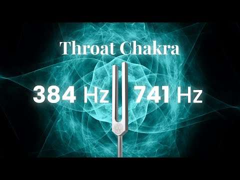 Tuning Fork Sound Meditation for the Throat Chakra | 384 Hz & 741 Hz Frequencies