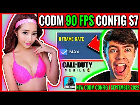 How to unlock 90 Fps & Max Graphics Codm Global / Garena- Best 90 Fps Config For Cod mobile Season 7