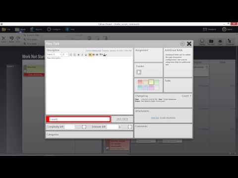 Electronic scrum and kanban board