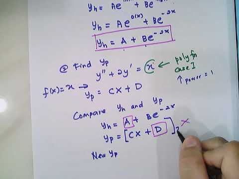 Undetermined Coefficients  CASE 1