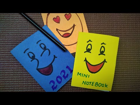 How To Make A Mini/Pocket Notebook | Pocket Diary |DIY Mini Notebooks | School Crafts |Origami Craft