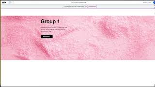 WEBPAGE CREATION (WIX)