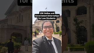 Online paid internship for law students #shorts