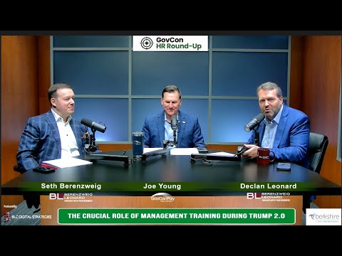 Episode 17 | The Crucial Role of Management Training | GovCon HR Round-Up