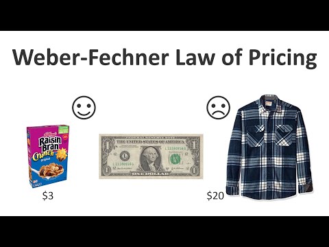 The Weber-Fechner Law of Pricing (E-Commerce Psychology)