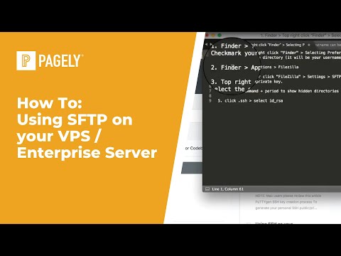 Using SFTP on your VPS/Enterprise Server