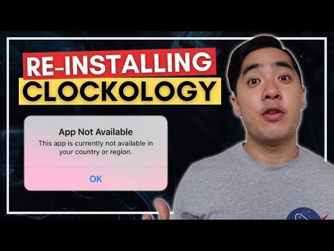 Clockology Not Available In Your Country/Region/App Store?🤔 TRY THIS! - Clockology Custom Watch Face