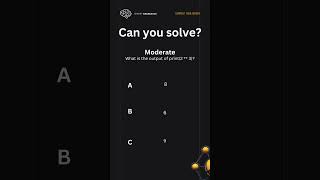 Moderate Python Questions