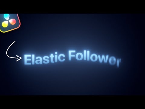 Elastic Follower Text Animation | DaVinci Resolve (Quick & Easy)