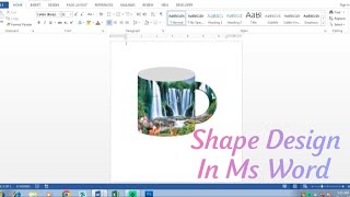 #Shape Design In Ms Word..🥳🥳@ComputerEasySolution#ms #viralvideo #shapes #computer