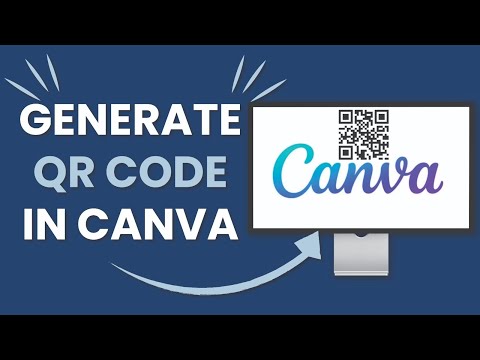 How to Generate QR Code in Canva? Create QR code in Canva 2024 #canvatutorial2024