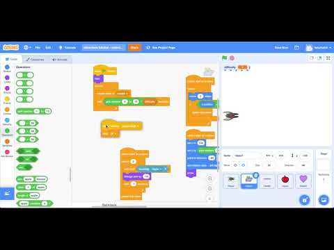 Scratch Adventure Game - Asteroids Part 2