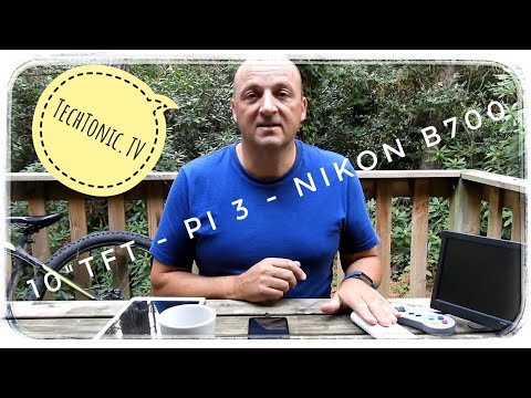 vlog filmed on Nikon B700 edited on galaxy Note 8 - 10" TFT for raspberry pi