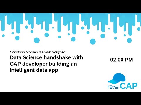 Morgen & Gottfried: Data Science handshake with CAP developer building an intelligent data app