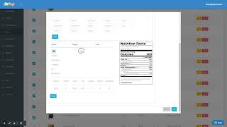 Adding Nutrition Facts to Meals | GoPrep Learning Center