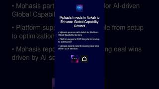 Mphasis invests in PaaS firm Aokah to bolster GCC offerings #Mphasis #TechInvestment