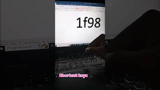 butterfly 🦋 msword shortcut key symbol 🦋#msword #shortcutkeys #shortvideo @tech_manish_0.0
