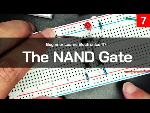 NAND Gate Step-by-Step - Beginner Learns Electronics Ep 7 - Logic Gates with NPN Transistors