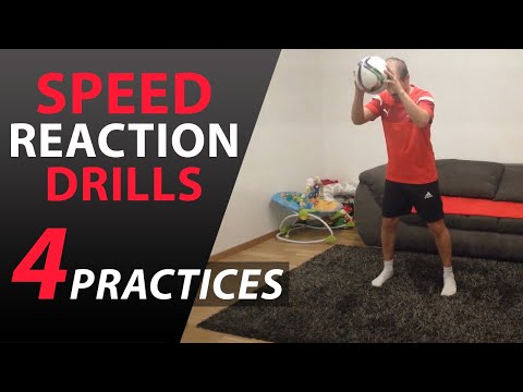 SPEED REACTIONS WITH A BALL | REACTION TRAINING AT HOME #14
