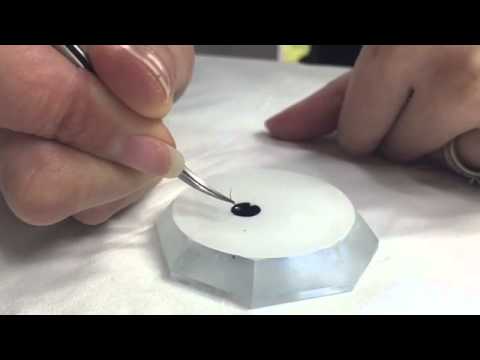 Correct amount of Eyelash adhesive - Eyelash extensions