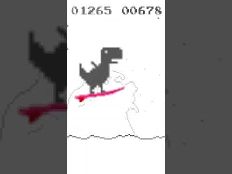 What's your high score in the Surfing Chrome Dino game?🦖🚀