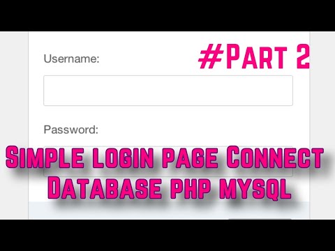 Login system using PHP with MYSQL database #Part-2 || code with sumit ||
