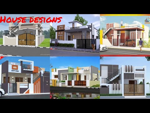 Single floor House Front Elevation Designs | Single Floor House Front View Designs #Housedesigns