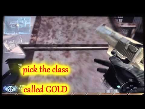 mw2 ps3 how to get gold desert eagal