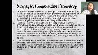 Cooperative and Experiential Learning