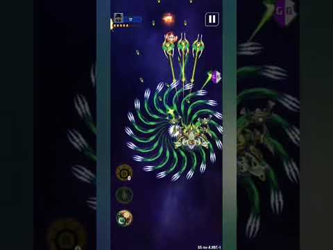 MAX Power + Infinite Bombs = GAME BREAKING! 🔥🎮 Game: Galaxy Attack / Space Shooter#GalaxyAttack