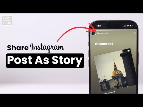 How do I share a post to my Instagram Story?